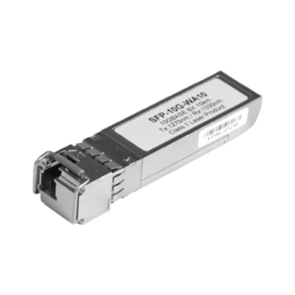 Antaira 10G Fiber SFP+ Transceiver WDM-A, Single Mode 10Km / LC / TX:1270nm RX:1330nm, 0 to 70C SFP-10G-WA10 - main
